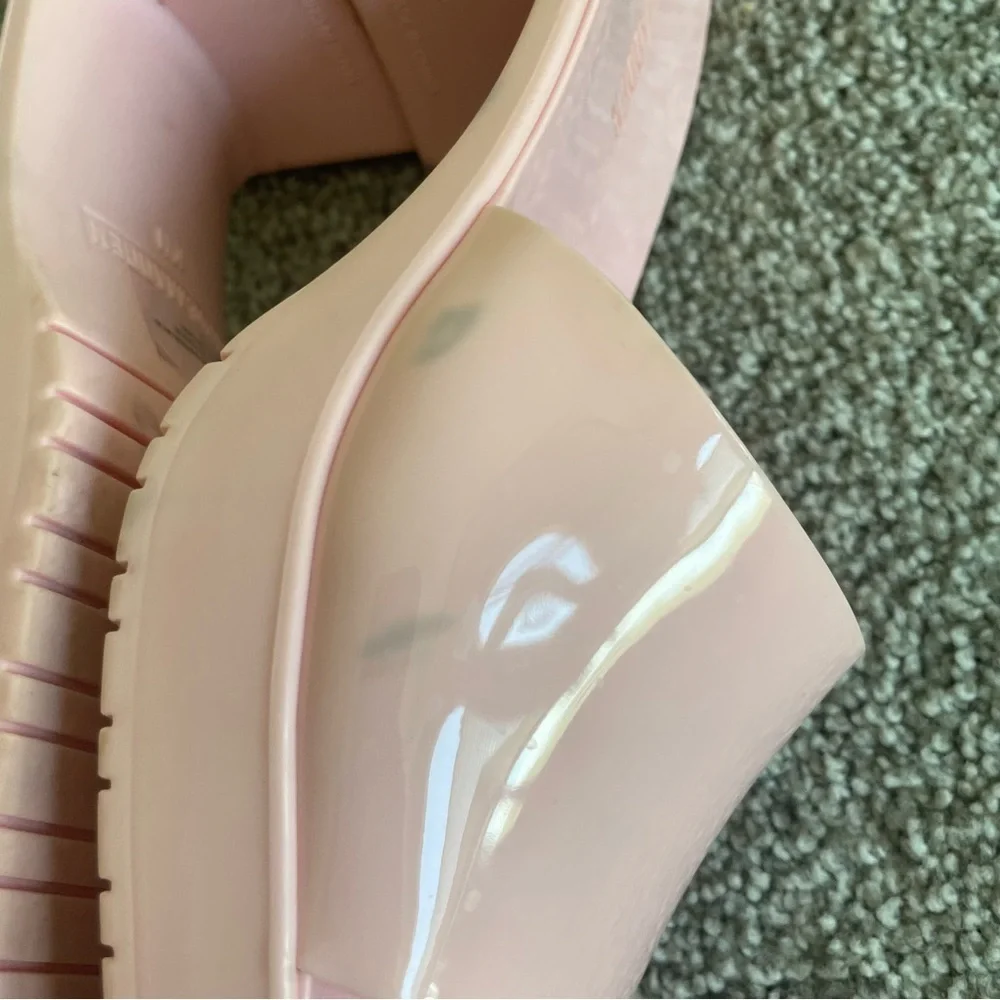 Steve Madden Harlin Sandals Women's Size 10 M Bubble Gum Pink Chunky Mules Y2K